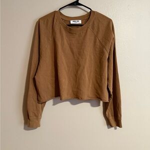 Double Zero Tan Long Sleeve Top